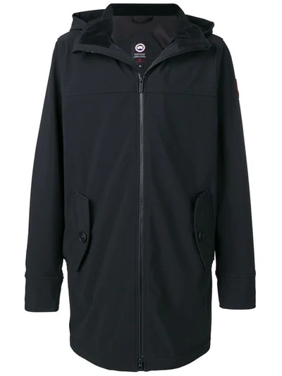 Canada Goose Hooded Parka In Black
