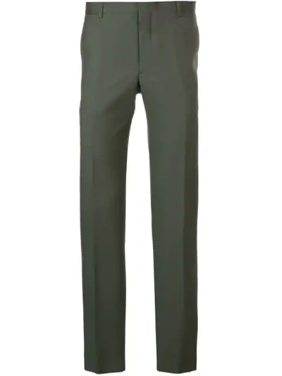 Prada Tailored Trousers In Green