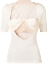 Jacquemus Layered Bandeau Top - Neutrals