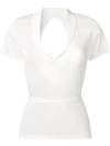 Jacquemus Tie-back Top In White