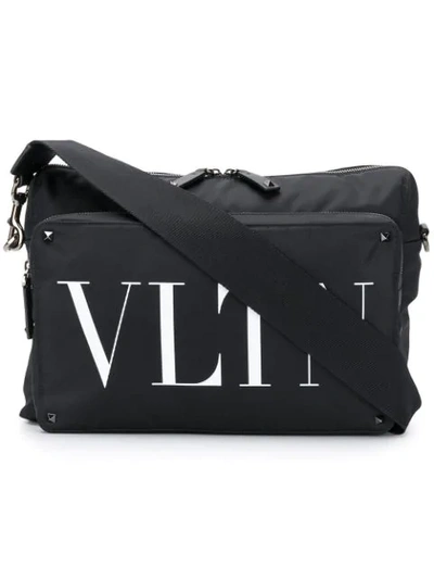 Valentino Garavani Vltn Shoulder Bag In Black