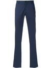 Etro Straight Fit Chinos In Blue