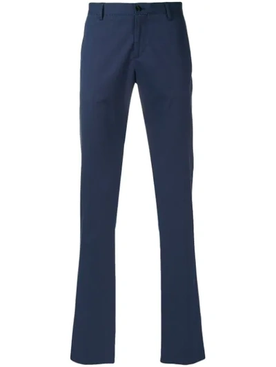 Etro Straight Fit Chinos In Blue