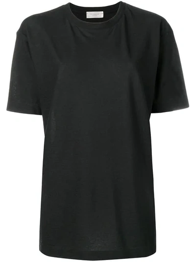 Zanone Crew Neck T-shirt In Black