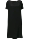 Aspesi Boat Neck Dress In Black