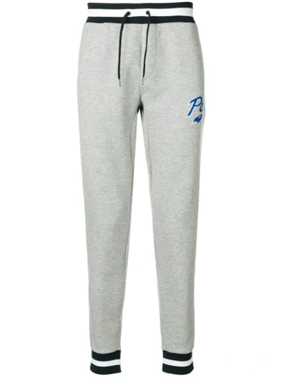 Polo Ralph Lauren Tapered Logo Jogging Trousers In Grey