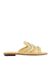 Tod's Sandals In Light Yellow