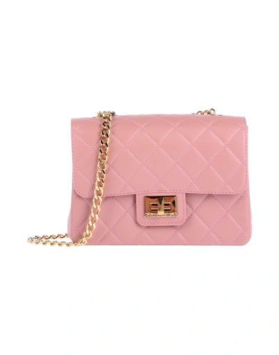 Designinverso Handbags In Pastel Pink