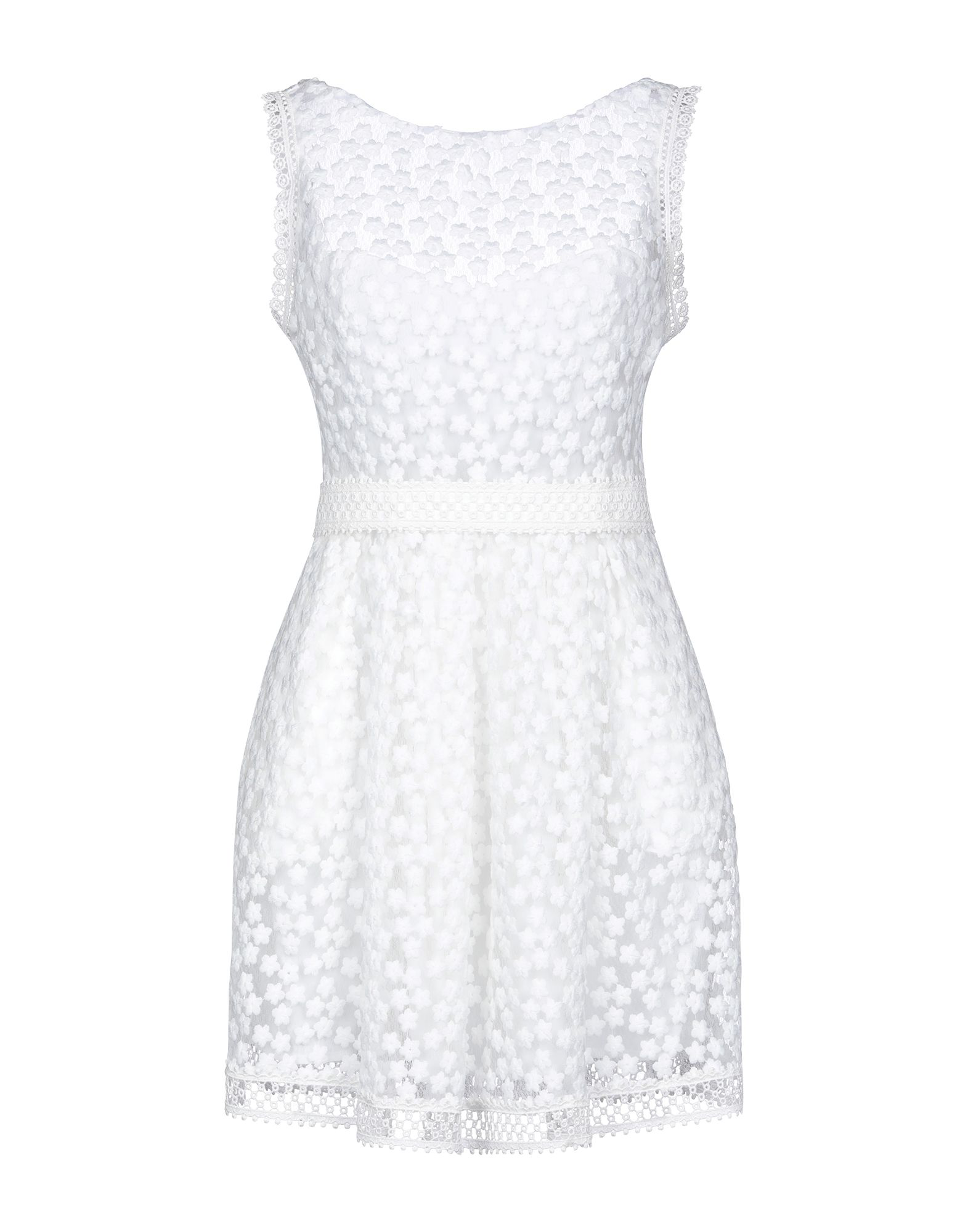 Piccione.piccione Short Dress In White | ModeSens