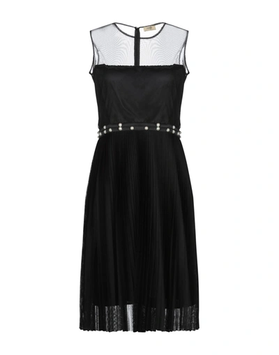 Liu •jo Midi Dresses In Black