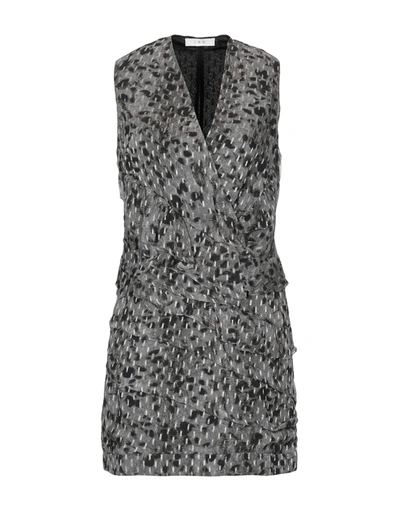 Iro Short Dresses In Grey