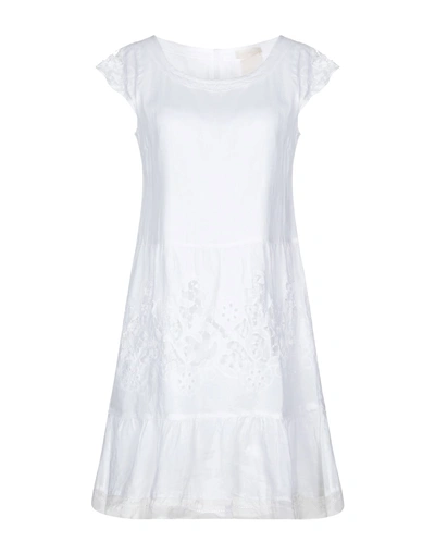 Scervino Street Short Dress In White