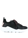 Msgm Chunky Sole Sneakers In Black