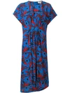 Kenzo Phoenix Print Dress In Cobalt