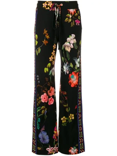 Etro Hose Mit Geradem Bein In Nero Multicolor