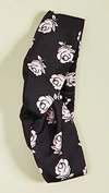 Kenzo Roses Turban Headband In Black