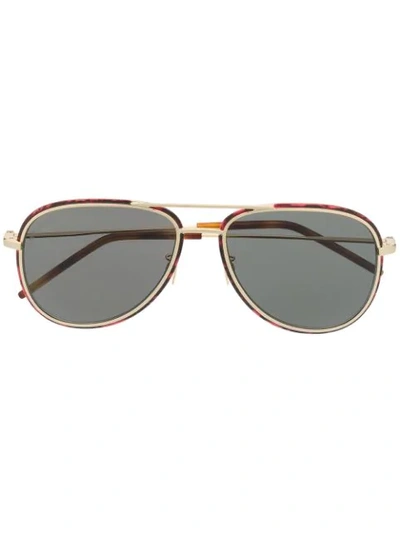 Saint Laurent Classic Sl 294 Sunglasses In Brown