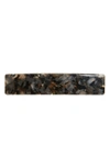 France Luxe Rectangle Barrette In Nacro Ocean