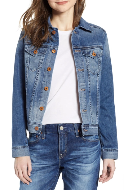 Ag 'mya' Denim Jacket In Azure Action