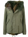 Mr & Mrs Italy Fur-trim Hooded Parka In Green