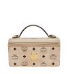 Mcm Rockstar Vanity Case In Visetos Original In Beige