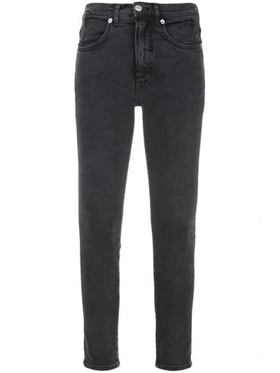 Adaptation Logo Patch Skinny Jeans In Black