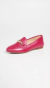 Michael Michael Kors Charlton Loafers In Lacquer Pink