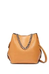 Rebecca Minkoff Orange Bucket Purse | Kate Convertible Crossbody Bag |  In Honey