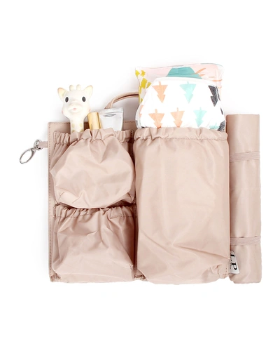 Totesavvy Mini Diaper Bag Organizer Insert In Saddle