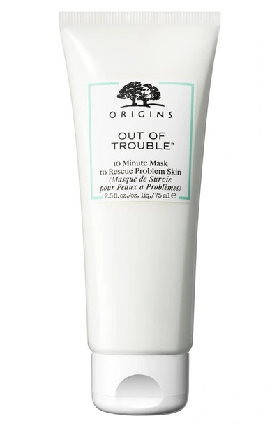 Origins Out Of Trouble&trade; 10 Minute Mask To Rescue Problem Skin 2.5 oz/ 75 ml In White