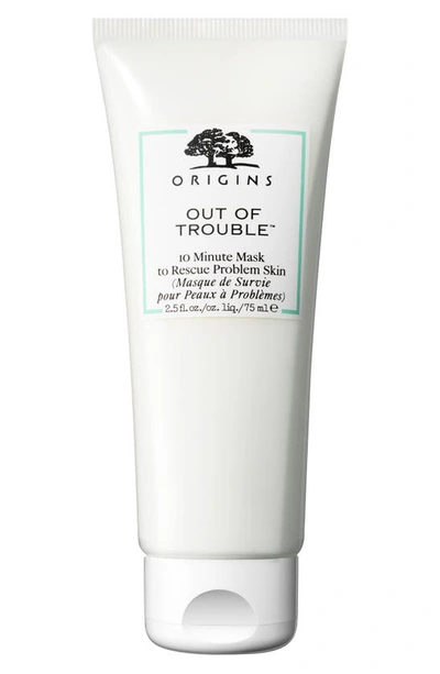 Origins Out Of Trouble 10 Minute Face Mask To Rescue Problem Skin 2.5 oz/ 75 ml In White