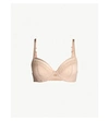 Chantelle Parisian Allure 4-part Lace Bra In 0wu Nude