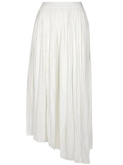 Isabel Marant Pleated Maxi Skirt In White