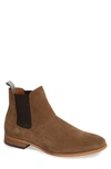 Shoe The Bear Dev Chelsea Boot In Tobacco Suede