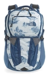 The North Face Recon Backpack - Blue In Blue Yosemite Print/ Blue