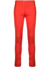 P.a.r.o.s.h High-waisted Trousers In Red