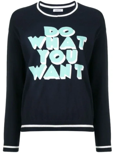 P.a.r.o.s.h Do What You Want Sweater In Blue