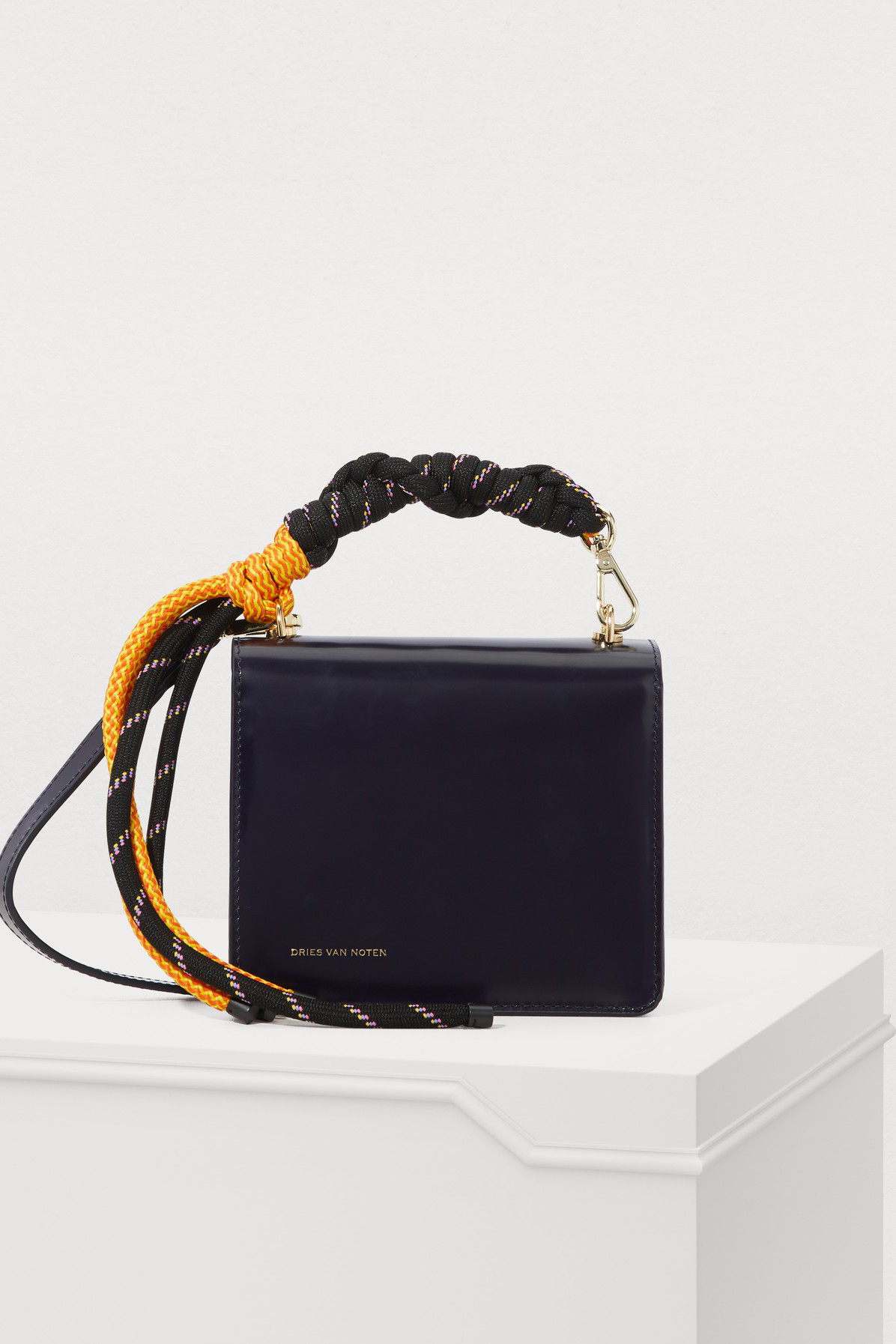 Dries Van Noten Mini Crossbody Bag With A Cord Strap | ModeSens