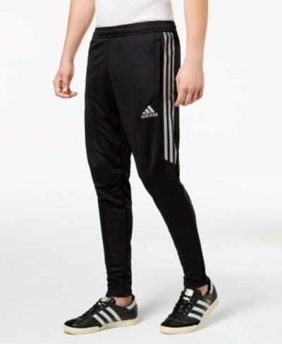 Adidas Originals Adidas Men's Tiro Metallic Soccer Pants In Black / Silver