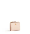 Tory Burch Robinson Mini Wallet In Shell Pink