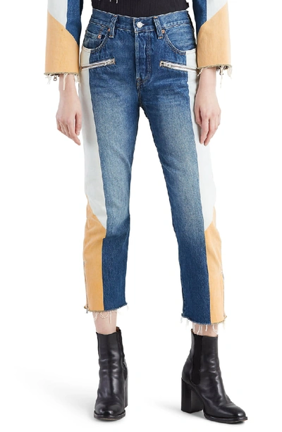 Levi's 501 Moto Straight Jeans In Show Teeth