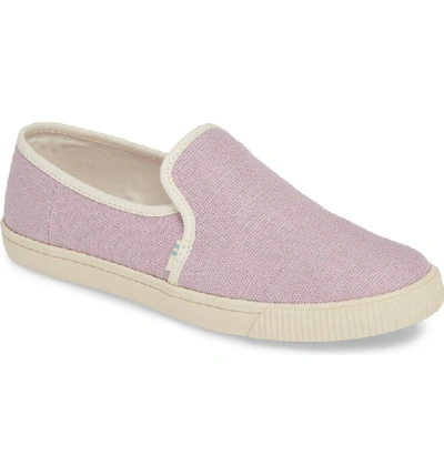 Toms Clemente Slip-on In Lilac Heritage Canvas