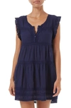 Melissa Odabash Rebekah Cover-up Dress In Navy