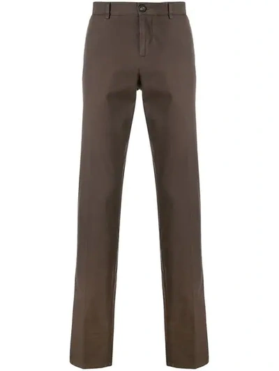 Brunello Cucinelli Straight Leg Chinos In Grey