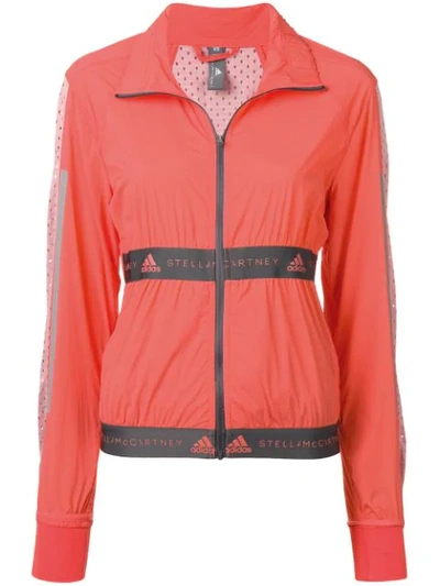 Adidas By Stella Mccartney Run Lightweight Jacket In Orange