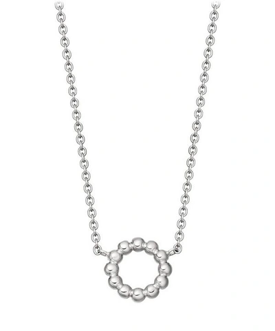 Astley Clarke Silver Stilla Arc Beaded Pendant Necklace