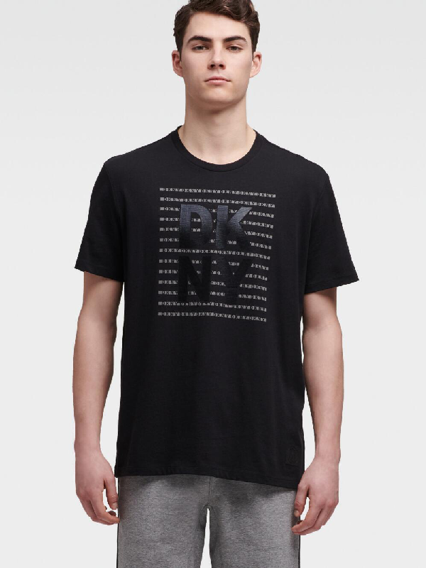 Dkny Men's Square Logo Graphic T-shirt In Black | ModeSens