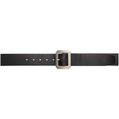 Comme Des Garçons Homme Deux Comme Des Garcons Homme Black Octagonal Belt In 1 Blk