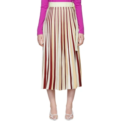 Moncler Genius Moncler 1952 Pleated Midi Skirt In Multicolor