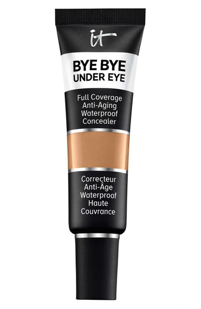 It Cosmetics Bye Bye Under Eye Full Coverage Anti-aging Waterproof Concealer 40.0 Deep Tan 0.40 oz/ 12 ml In 40.0 Deep Tan W
